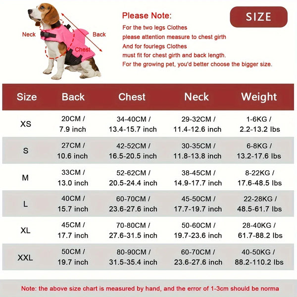 Shark Fin Dog Safety Vest